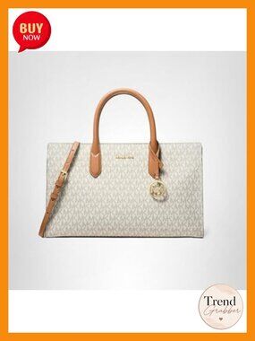 Medium Satchel Handbag with Crossbody Strap